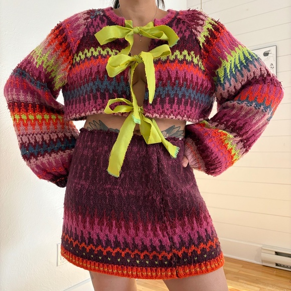 Free people handmade knit set - Picture 2 of 9